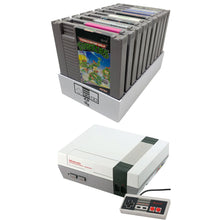 NES White Game Organizer, Dust Cover, Cartridge Holder, Nintendo Entertainment System