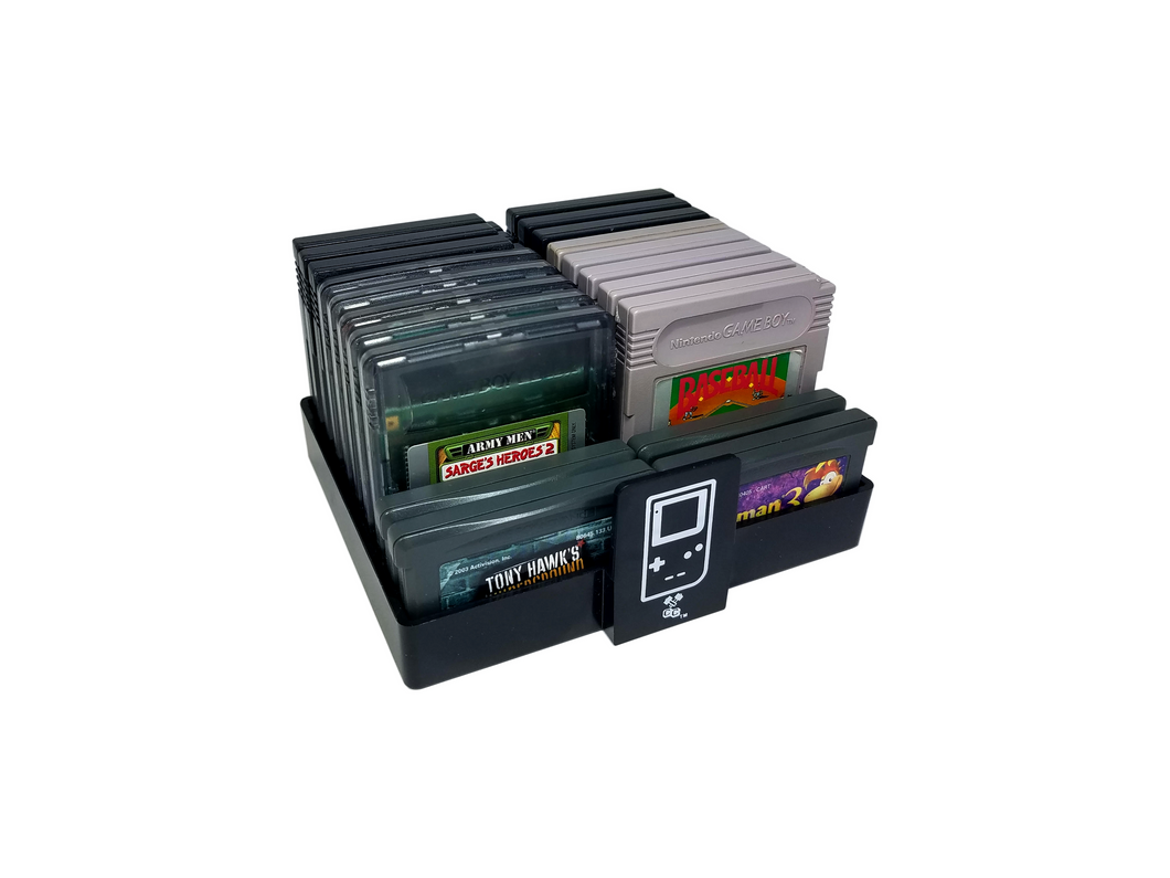 GAMEBOY ADVANCE STAND WITH 5X GAME CARTRIDGES HOLDER